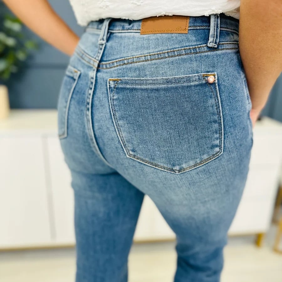 bootcut jeans met buikcontroleđź‘–