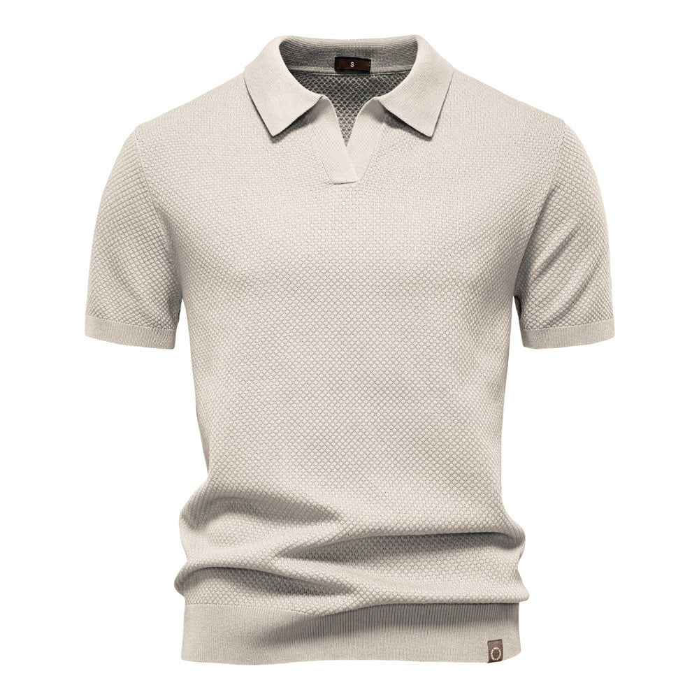 Koen | Gestructureerd poloshirt