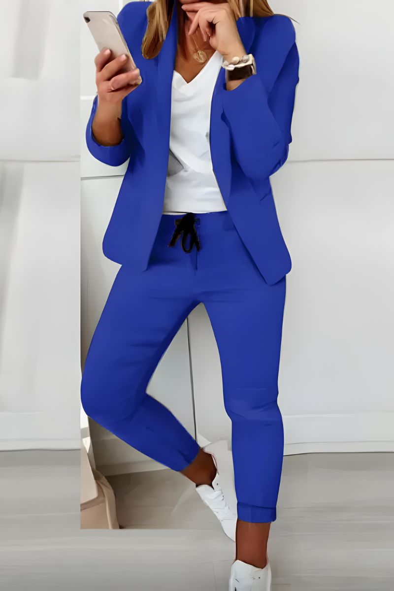 Amie | Elegante blazer en broek set