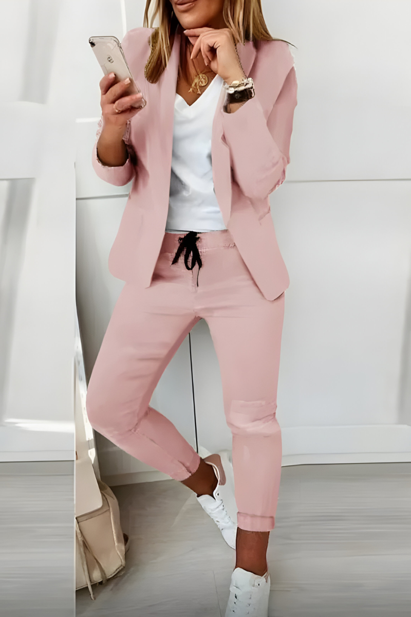 Amie | Elegante blazer en broek set