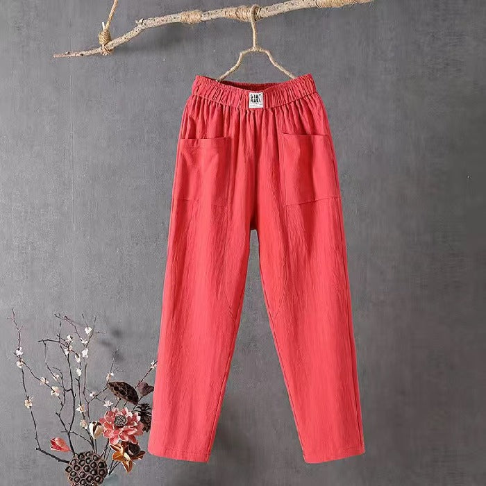 Broek met Zakken voor Dames
