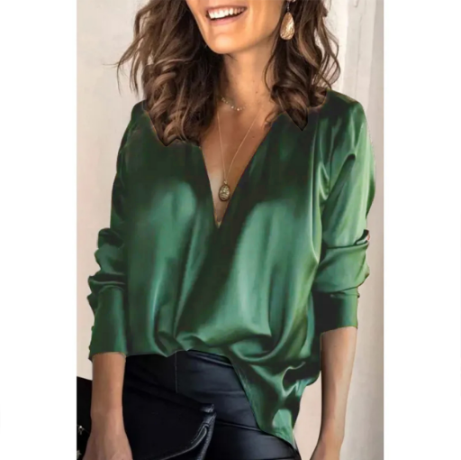 V-hals Blouse voor Dames