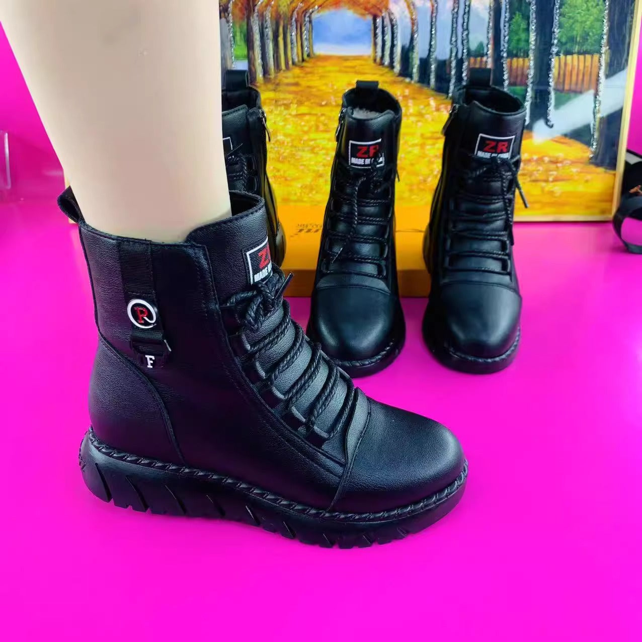 Marit | winterlaarzen van kasjmierleer