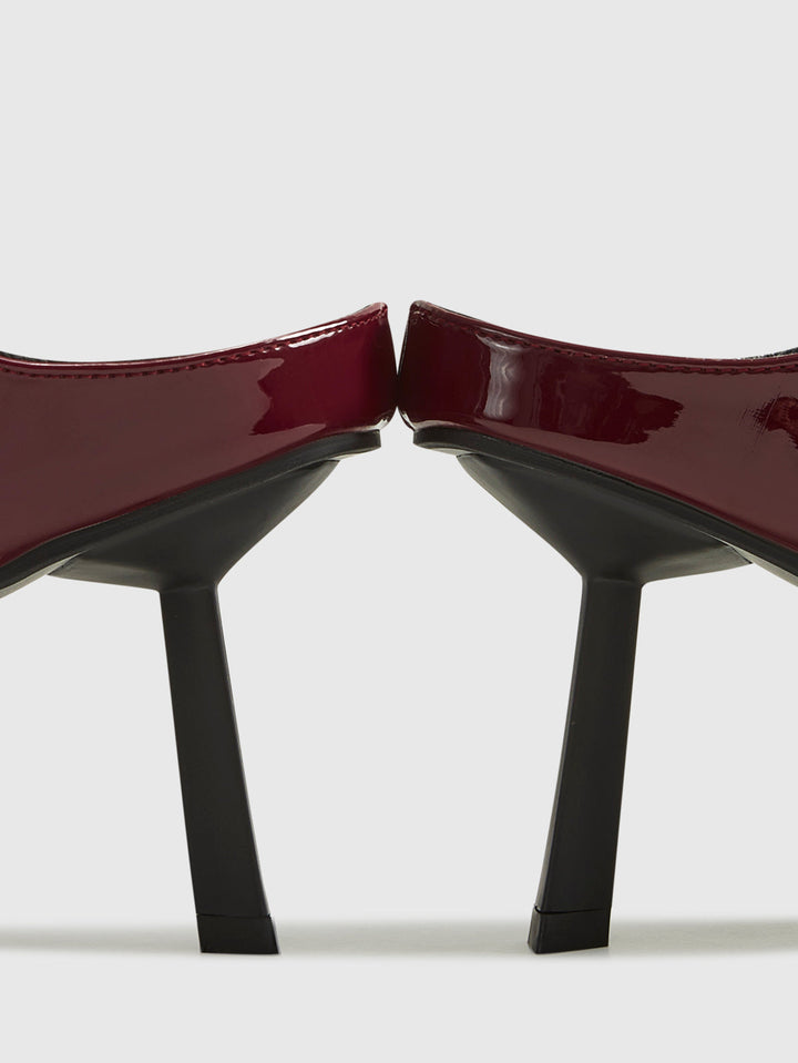 Denya | Hoge Slingback Hakken met Spitse Punt