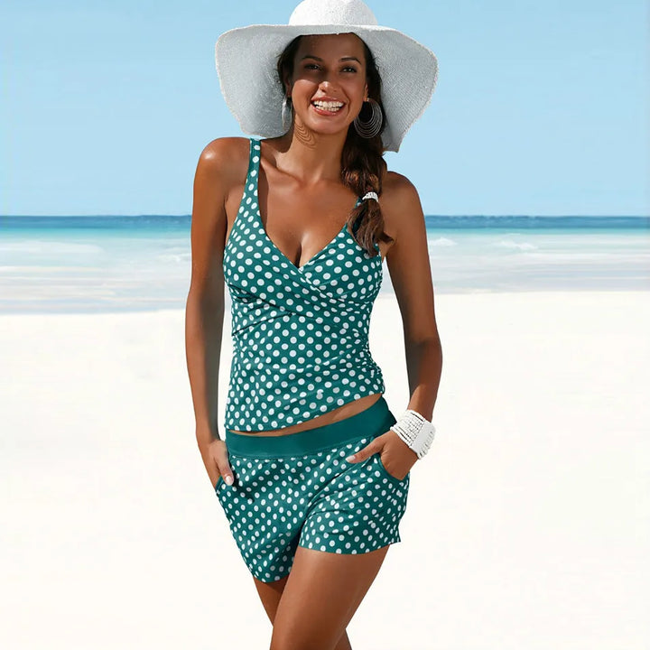 Polkadot Tankiniset voor Dames