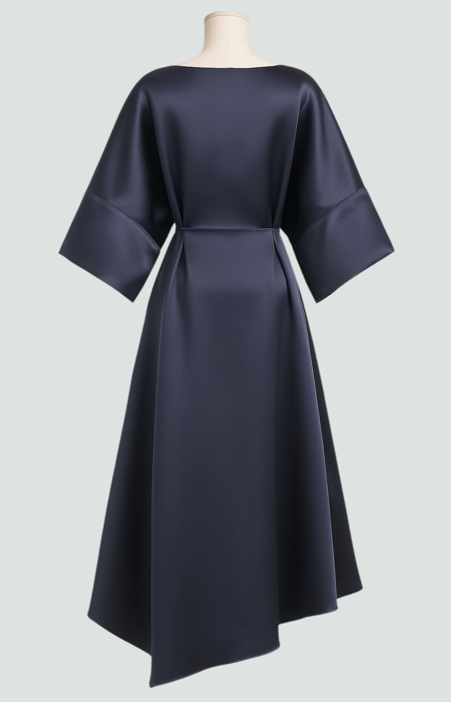 Riley | Dames Elegante Gedrapeerde Broche Maxi Jurk