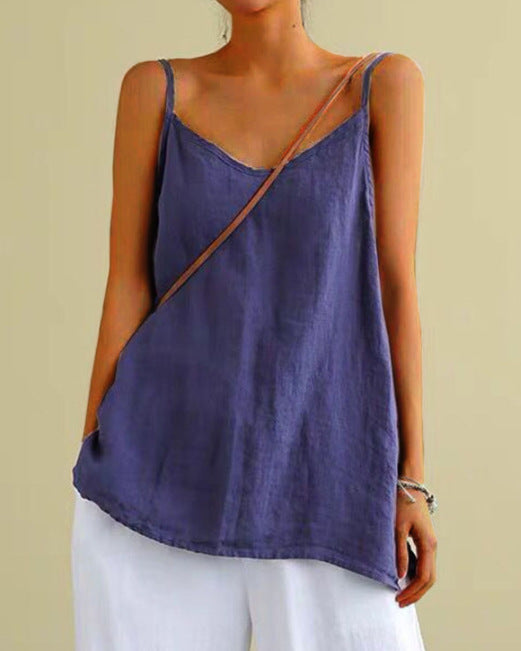 Dames Zomer Mouwloze Top