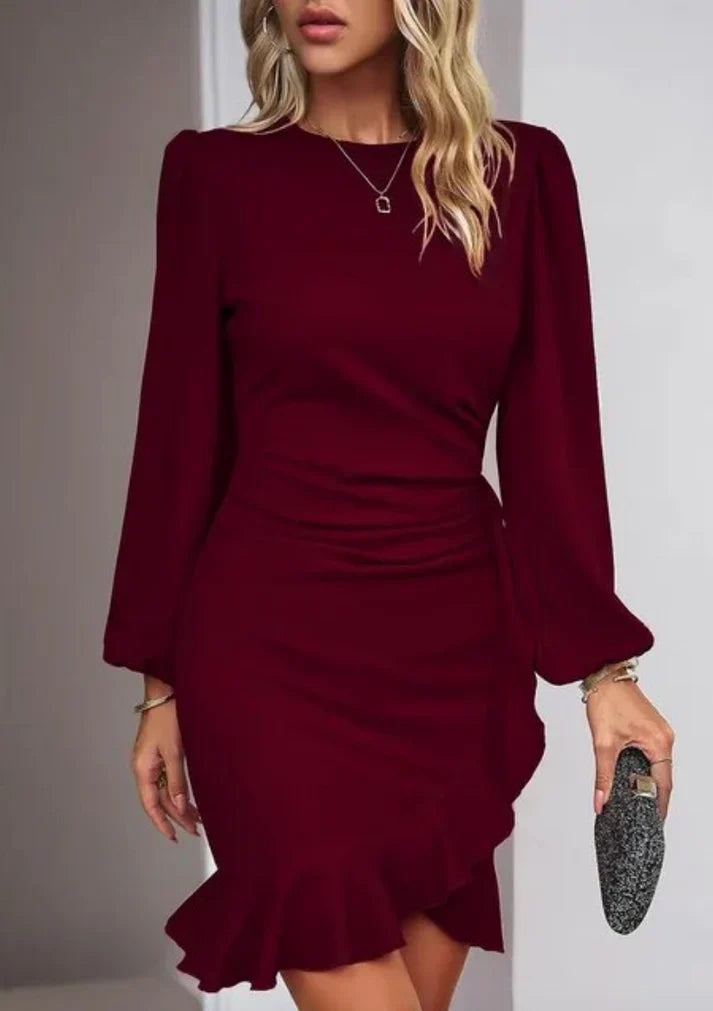 Noé - Elegante Jurk met Lange Mouwen