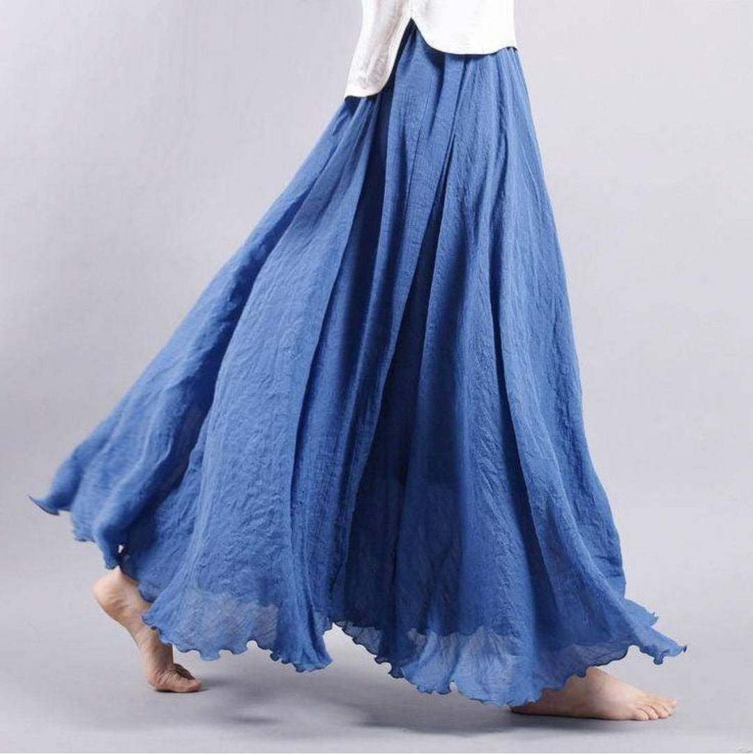 Dames Zomer Chiffon Lange Rok