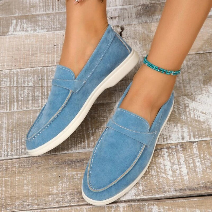 Catoo | Stijlvolle Loafers Dames - Suède met Verhoogde Hak