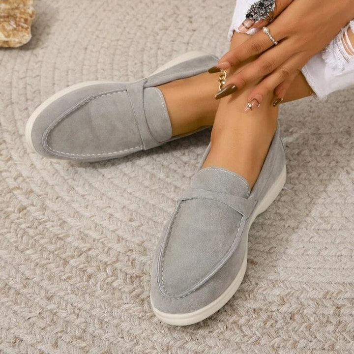 Catoo | Stijlvolle Loafers Dames - Suède met Verhoogde Hak