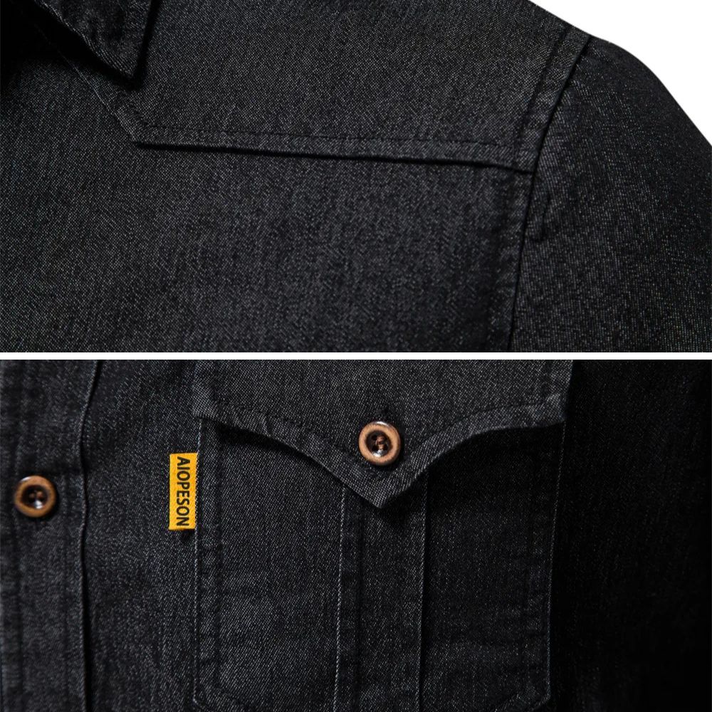 Menno | Smal denim overhemd