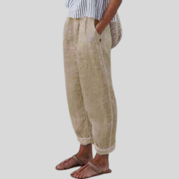 Broek met Zakken voor Dames