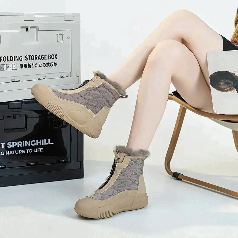 Marlies | Waterdichte, warme retro sneeuwlaarzen