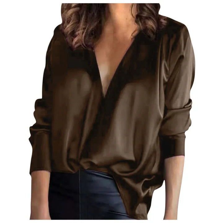 V-hals Blouse voor Dames