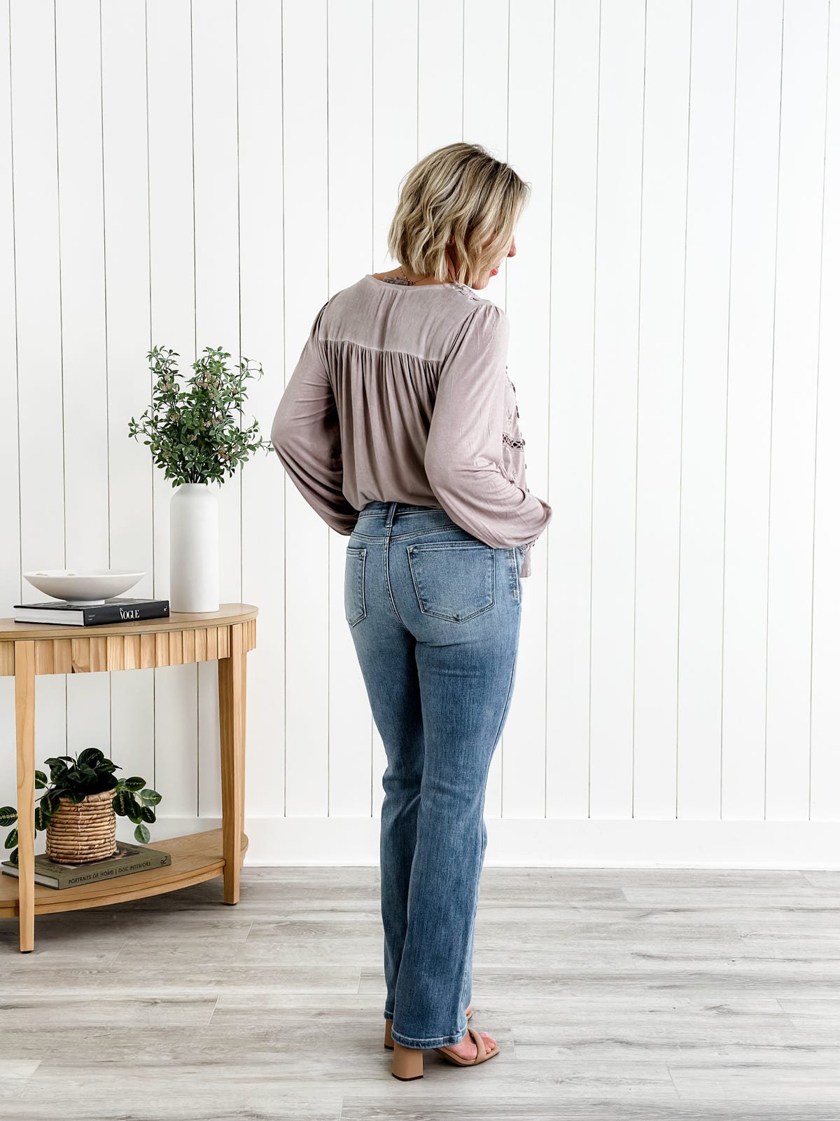 bootcut jeans met buikcontrole👖
