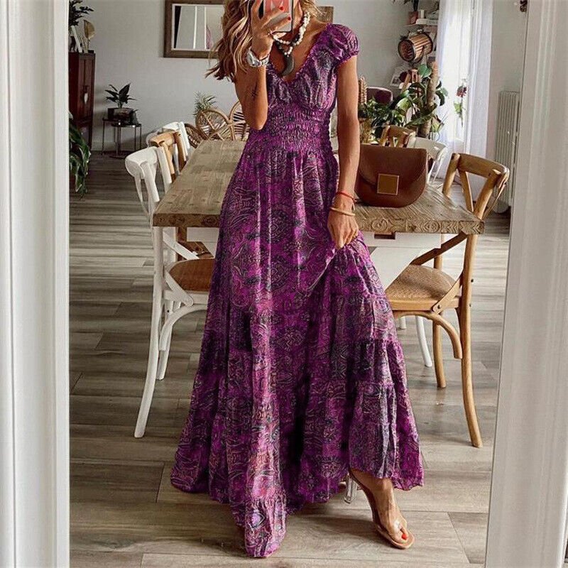 Boho Maxi-Jurk voor Dames